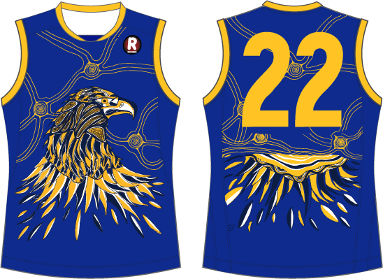 west coast eagles indigenous jersey